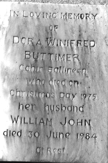 Buttimer, Dora Winifred and William John, Cahir, Ballineen (COI).jpg 128.1K